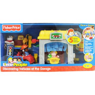Fisher Price Little People Discovering Vehicles at The Garage