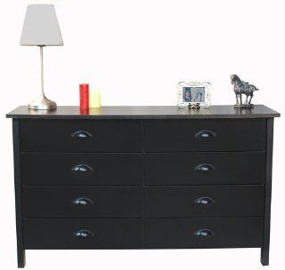 Nouvelle Chest Of Drawers 8 Drawer Lowboy Cherry Home