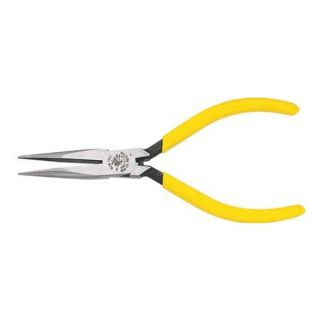 Klein Tools D307512C Long Nose Pliers, Slim, 5 5/8 In, Yellow