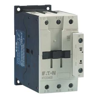 Eaton XTCE040D00A IEC Contactor, NonRev, 120VAC, 40A, 3P