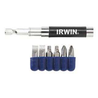 Irwin 3057011DS Screwdriver Bit Set, 7 Pc