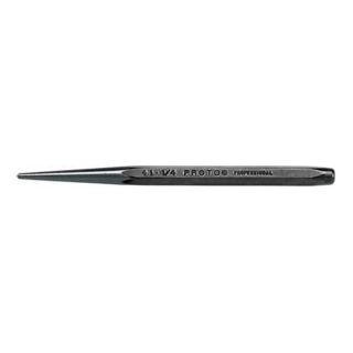 Proto J411/4S2 Center Punch, S2, 5/16 x 4 3/4 In, Black