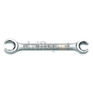 Hand Tools 28 430 3/8x7/16 6 Point Chrome Finish Flare Nut Wrench