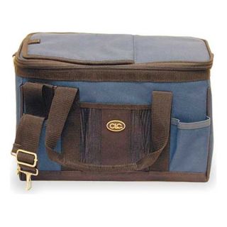 Clc 1540 Tool Tote/Cooler Bag, 12 Cans, Blue/Black