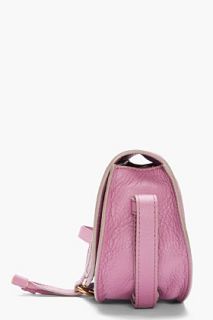 Chloe Lilac Leather Marcie Bag for women