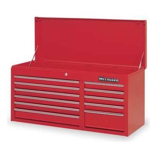Westward 2H238 Tool Chest, X Wide, 11 Dr, Red