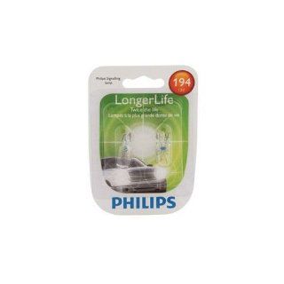 Philips 194 LL Long Life Wedge Automotive Miniature Light Bulb   2
