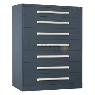 Stanley Vidmar RP3545ALVG Extra Wide Cabinet, W 45, 7 Drawers, Gray
