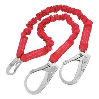 Protecta 1340161 Lanyard, 2 Leg, Polyester, Red