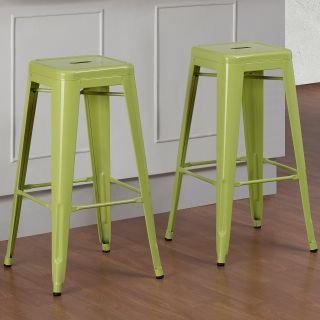 inch limeade metal bar stools set of 2 compare $ 124 99 today $ 99 99