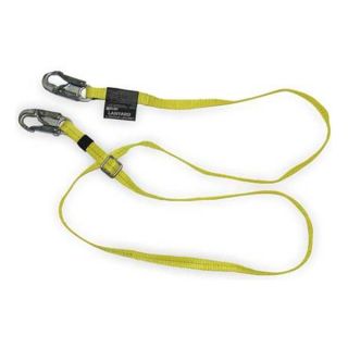 Miller By Honeywell 210WLS/10FTYL Restraint Lanyard, 10 to 6 ft., Nylon