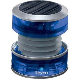 iHome Blue iH60 Rechargeable Collapsible Portable Translucent Mini