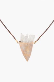 Pamela Love Quartz Crystal Spike Necklace for women