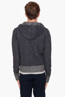 Wings + Horns Zip Front Hoodie for men