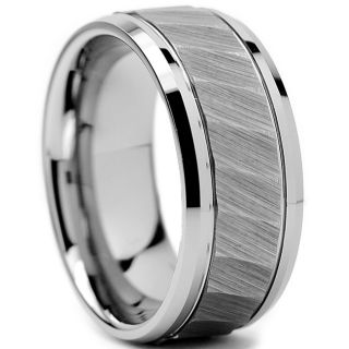 Tungsten Carbide Mens Chiseled Center Ring (9 mm) Today $54.99 4.6