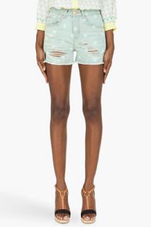 Marc By Marc Jacobs Pale Mint Cut Off High waisted Boy Shorts for women