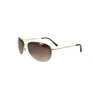 Unisex 669GDAM Gold/ Amber Aviator Sunglasses Today $15.89