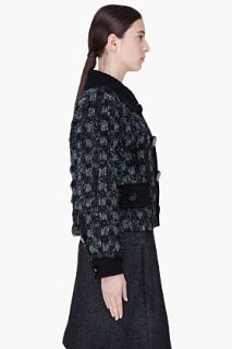 Marc Jacobs Charcoal Padded Wool Zuzanna Jacket for women