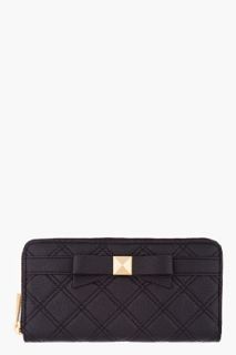 Marc Jacobs Black Lindy Deluxe Wallet for women