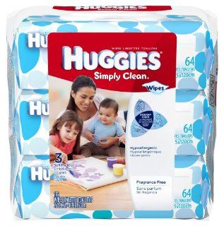 Huggies Simply Clean Wipes   192 Ct  
