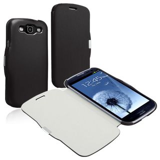 BasAcc Leather Case with Magnetic Flap for Samsung Galaxy S III i9300