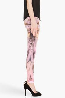 McQ Alexander McQueen Pink Printed Leggings for women
