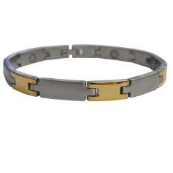 Magnetic Stainless Steel Thick H Bracelet