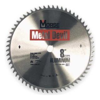 Morse CSM860AC Circular Saw Bld, Crbde, 8 In, 60 Teeth