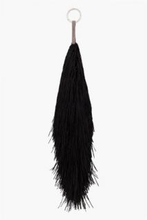 Maison Martin Margiela Black Tassel Keychain for women