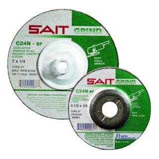 United Abrasives 59322 9 x 1/4  x 5/8 11 Type 27 C24N Depressed