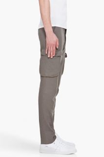 Maison Martin Margiela Khaki Grey Zip Pocket Cargos for men