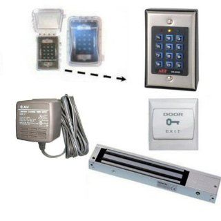 Covered Two relay Digital Keypad Door Entry Set with 600Lbs Magnetic