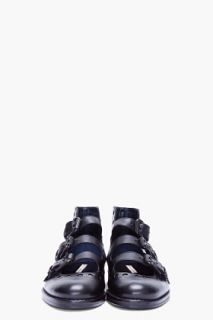Opening Ceremony Black Naomi Buckle Boots for women