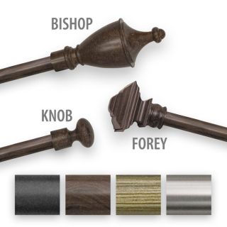 Adjustable Curtain Rod Set with Forey Finial Today $34.99   $41.99 5