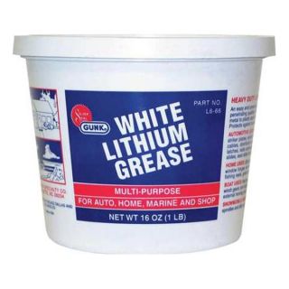 Liquid Wrench L666 Lithium Grease, 16 Oz., White