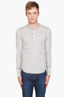 Wings + Horns Long Sleeve Henley for men