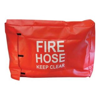 Moon American 137 1 Fire Hose Cover, 29 In.L, 5 In.W, Red