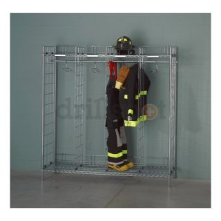 Grove FDS 40/18 Turnout Gear Rack, 2 Side, 40 Compartment