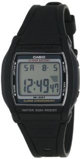 Casio Mens W201 1AV Alarm Chronograph Watch Watches