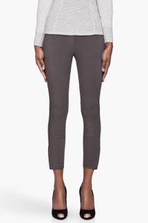 3.1 Phillip Lim Dark Taupe Cropped Riding Pants for women