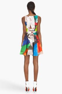Hussein Chalayan Blue Multicolor Speed Flare Dress for women