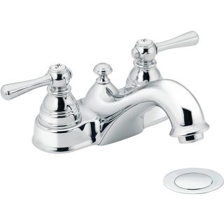 Moen 6101 Kingsley Two Handle Bathroom Faucet with Drain Assembly
