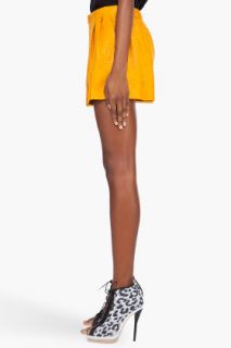 3.1 Phillip Lim Marigold Pleated Shorts for women