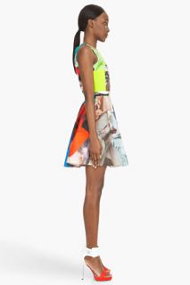 Hussein Chalayan Blue Multicolor Speed Flare Dress for women