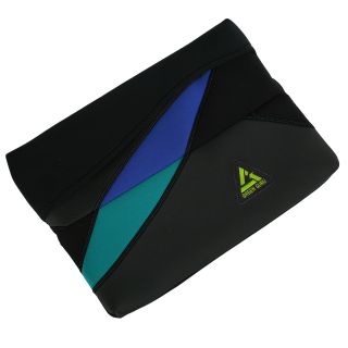 Green Guru Black/Blue/Green Recycled 15 inch Protective Laptop Sleeve