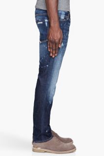 Dsquared2 Indigo Distressed Avatar Jeans for men