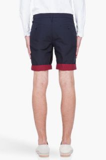 Marc By Marc Jacobs Blue Warren Check Shorts for men