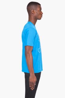 G Star Blue Walking Star T shirt for men