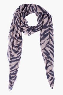 Mulberry Tiger Print Cashmere Blend Scarf for women