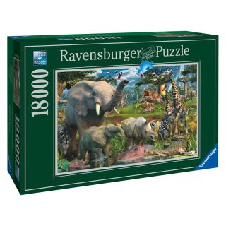 18,000 piece At the Waterhole Puzzle Today $135.99
